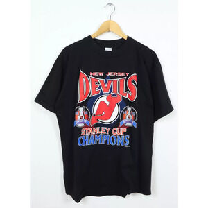 New Jersey Devils 1995 NHL Hockey Stanley Cup Champions Accord Shirt USA Sz. L